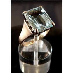 Antique 18K Aquamarine Ring #2328390