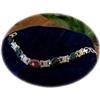 Image 1 : Sterling Marcasite & Gemstone Cab Bracelet #2328516