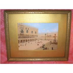 OLD Venice St Mark's Square Ducal Palace Print #2328643