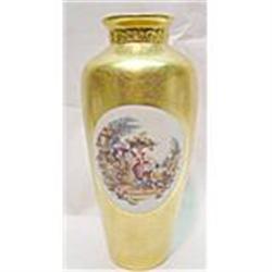 Pickard Gold Textured Courting Vase #2328664