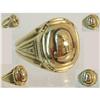 Image 1 : Unusual solid gold dated 1939  highschool ring #2328828