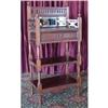 Image 1 : SMALL VICTORIAN BEVELED MIRROR CURIO BOOKCASE #2329163