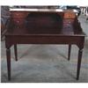 Image 1 : VICTORIAN  STYLE WALNUT SECRETARY OFFICE DESK #2329200