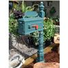 Image 1 : ESTATE VICTORIAN STYLE IRON PEDESTAL MAILBOX #2329201