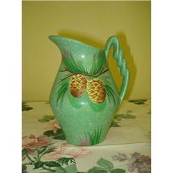 DECO ENGLISH ART POTTERY HAND PAINTED JUG #2340709