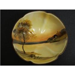 HAND PAINTED NORITAKE 3 LEGGED BOWL #2340712