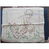 Image 1 : RARE 20's EMBROIDERY - PANEL for PILLOWCASE #2340714