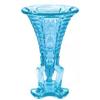 Image 1 : Ice Blue Art Deco Machine Age Rocket Vase #2341392