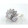 Image 1 : Retro Ring with 0.75tcw Diamonds in 14k WG #2352876