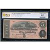 Image 1 : 1864 $5 T-69 Confederate PCGS 62