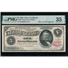 1886 $5 Silver Certificate PMG 35