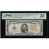 1934A $5 N Africa Silver Certificate PMG 25