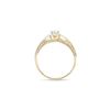 Image 3 : 14KT Yellow Gold 0.33ctw Diamond Ring
