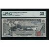 1896 $1 Educational Silver Certificate PMG 35
