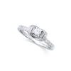 14KT White Gold 0.54ctw Diamond Ring