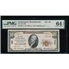 1929 $10 Easthampton MA National PMG 64EPQ