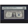 1957B $1 Silver Certificate PMG 64EPQ