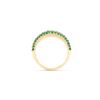 Image 4 : 14KT Yellow Gold 0.85ctw Emerald Ring