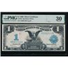 1899 $1 Black Eagle Silver Certificate PMG 30