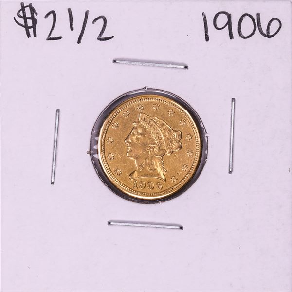 1906 $2 1/2 Liberty Head Quarter Eagle Gold Coin