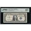 1957 $1 Silver Certificate PMG 67EPQ