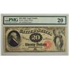 1880 $20 Legal Tender Note PMG 20