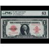 1923 $1 Legal Tender Note PMG 63