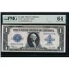 1923 $1 Silver Certificate PMG 64