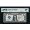 1928B $1 Silver Certificate PMG 67EPQ