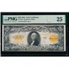 Image 1 : 1922 $20 Gold Certificate PMG 25