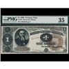 1890 $1 Treasury Note PMG 35