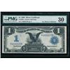 1899 $1 Black Eagle Silver Certificate PMG 30