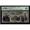 1882 $20 St Louis MO National PMG 15