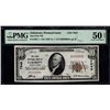 1929 $10 Oakmont PA National PMG 50EPQ