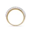 Image 4 : 14KT Yellow Gold 1.32ctw Diamond Ring