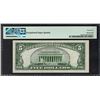 Image 2 : 1934B $5 STAR Silver Certificate PMG 35EPQ