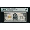 1928 $50 Gold Certificate PMG 30