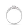 Image 3 : 14KT White Gold 0.40ctw Diamond Ring