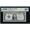 1928B $1 Silver Certificate PMG 66EPQ