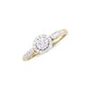 14KT Yellow Gold 0.27ctw Diamond Ring