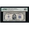 1934A $5 Silver Certificate PMG 65EPQ