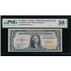 1935A $1 N Africa Silver Cert PMG 58EPQ