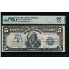 1899 $5 Chief Silver Certificate PMG 25