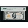 1928 $10 Gold Certificate PMG 65EPQ