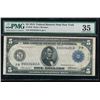 1914 $5 New York FRN PMG 35