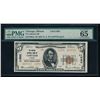 1929 $5 Chicago National Bank Note PMG 65