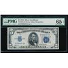 1934 $5 Silver Certificate PMG 65EPQ