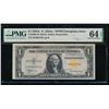 1935A $1 N Africa Silver Cert PMG 64EPQ