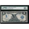 1899 $1 Black Eagle Silver Certificate PMG 65EPQ