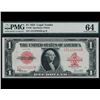 Image 1 : 1923 $1 Legal Tender Note PMG 64